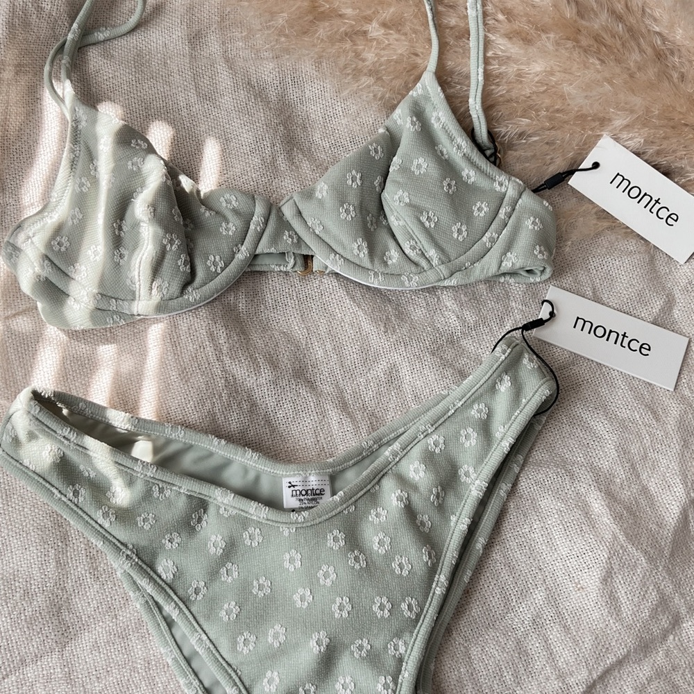 NWT Montce Jade Floral Bikini Size XS Sold Separately - Picture 3 of 6